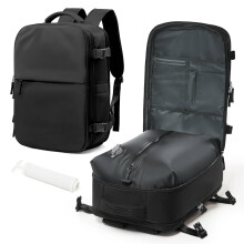 Vacuum Storage Bag with Pump for Travel Luggage, Black, Size L, A1black