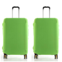 Elastic Luggage Cover Suitcase Cover Protective 2 Pack Green Size S