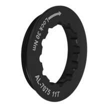 Aluminiumlegierung Mountainbike-Kassette Sicherungsring Schwarz