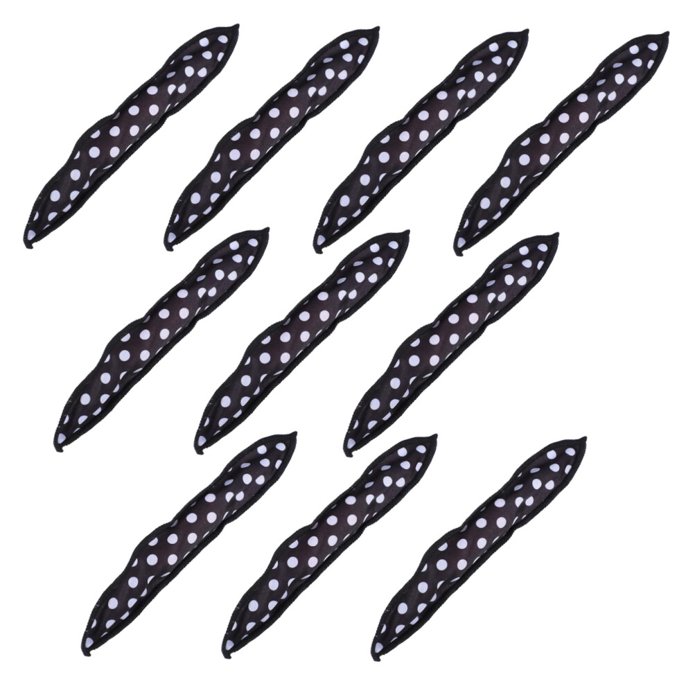Sponge Hair Rollers 10pcs Soft No Heat Curling Tools for Women Overnight Natural Curls Travel Friendly