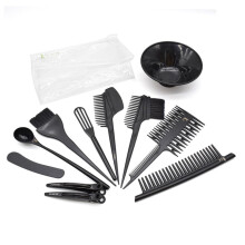 Hair Dye Bowl and Brush Set, Professional Hair Coloring Kit for Salon and Home, Reusable Tools