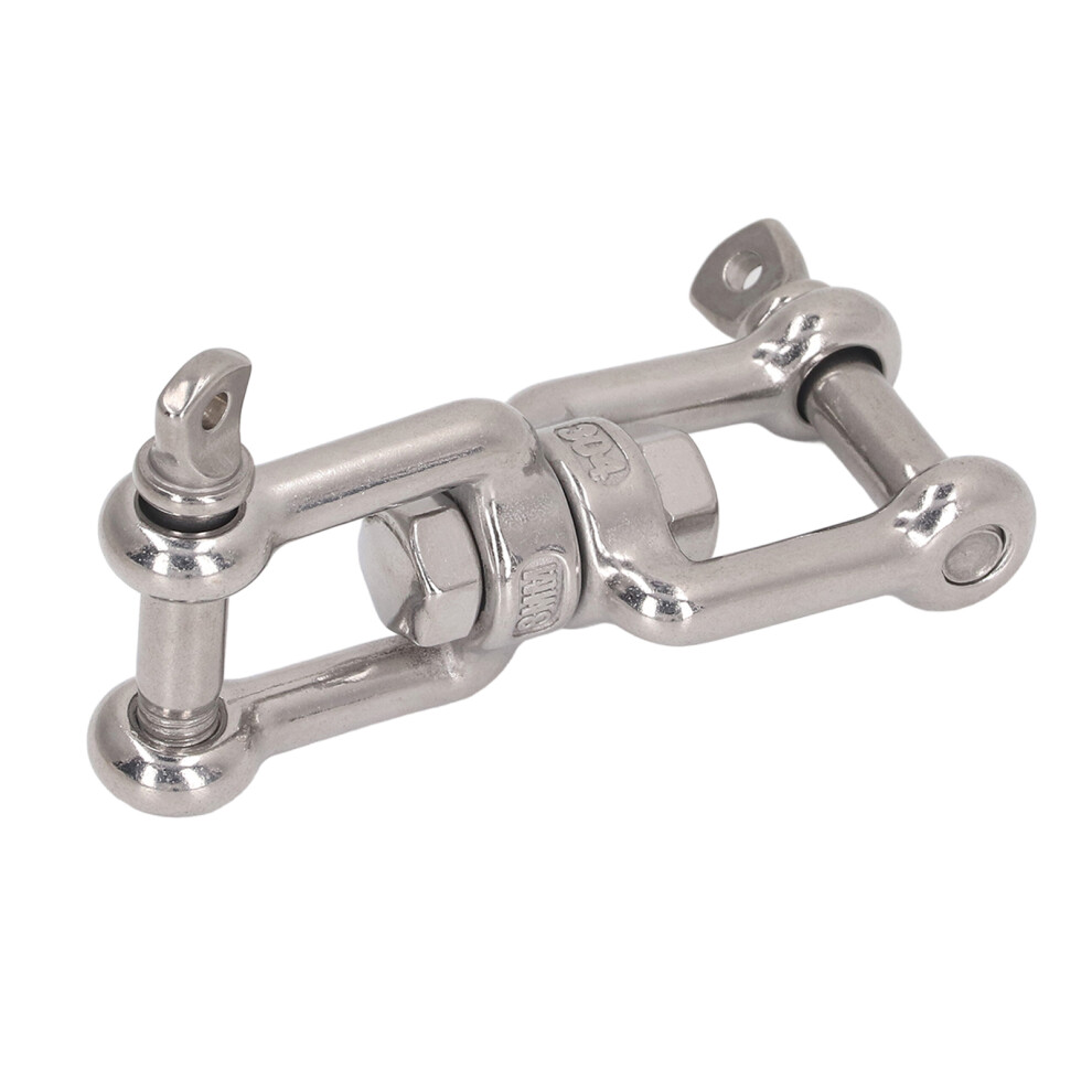304 Stainless Steel Double Jaw Shackle 8Mm Rustproof Heavy Duty Connector 9351389871738