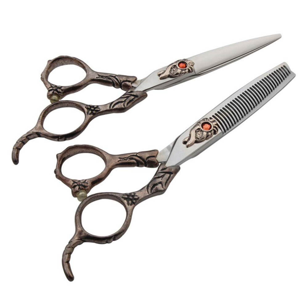 Hair Cutting Scissors 6 Inch Professional Hairdressing Shears with Precise Sharp Blades for Salon and Home