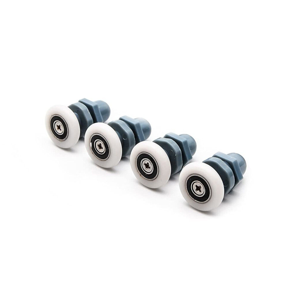 Shower Door Rollers And Wheels 25Mm Replacement For Glass Shower Doors, Dw102, 4Pcs, Quiet Glide 9330225905110