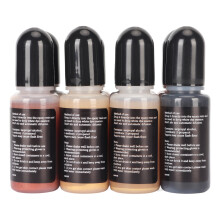 Ensemble de 12 encres métalliques à l'alcool, 10 ml chacune, pour l'art en résine