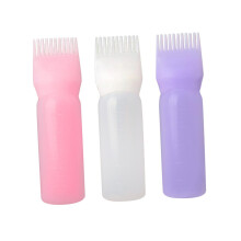 Hair Dye Applicator Bottles with Ergonomic Comb for Precise Salon Perm and Hair Coloring Set