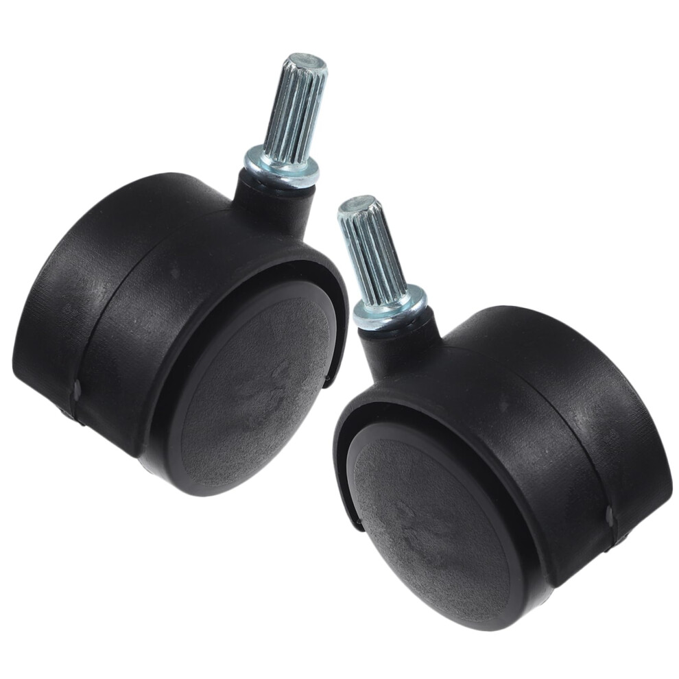 2 Pcs Swivel Caster Wheels 60Mm Polyurethane Replacement For Laundry Racks, Carts, Furniture 9330225905219
