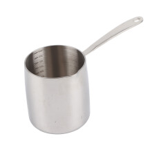 Quick Heat 900ML Stainless Steel Butter Warmer Pot with Accurate Scale & 3-Layer Design