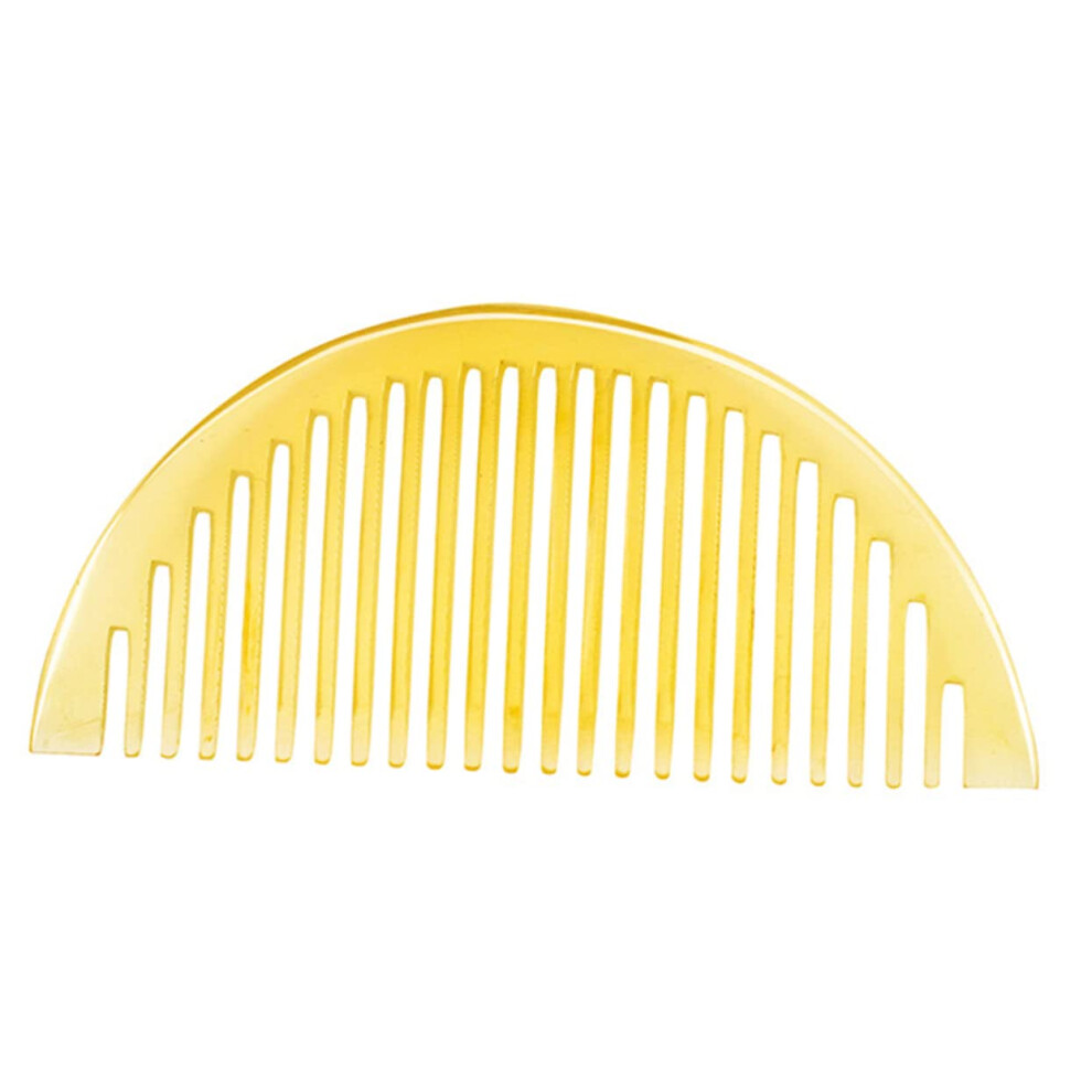 Unisex Natural Horn Comb Antistatic Detangling With Gentle Scalp Massage Compact Travel Size For Hair