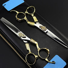 Professional Hair Cutting Scissors 6 Inch Japanese Steel Barber Shears with Sharp Precision Blades Ref: 2482