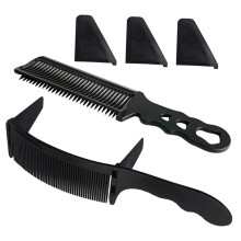Barber Comb Set with Ergonomic Comfort Grip for Precision Hair Cutting and Styling