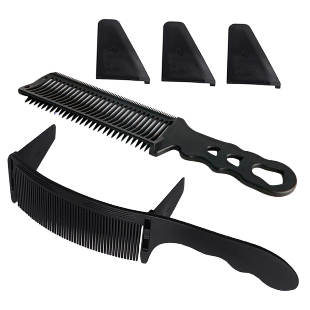 Unisex Barber Comb Set With Ergonomic Comfort Grip For Precision Hair Cutting And Styling