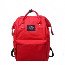 Diaper Bag Backpack, Large Capacity Travel Baby Bag for Mom, Red