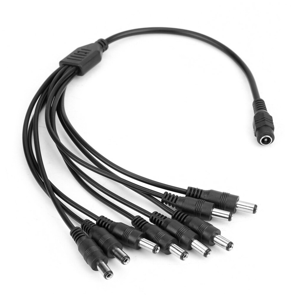Dc Power Splitter Cable 12V 1 Female To 8 Male Adapter For Cctv Cameras, Stable Dc Distribution, Power Eight Devices 9330225928546