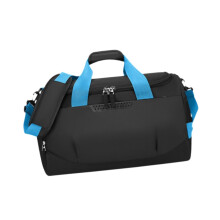 Gym Bag Waterproof Sports Duffel Bag with Shoe Compartment Weekender for Men Women Black and Blue