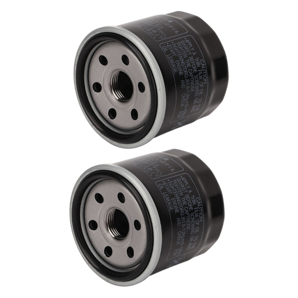 2Pcs Engine Oil Filter Set For Toro Single & V-Twin Engines, Metal 8291389874524