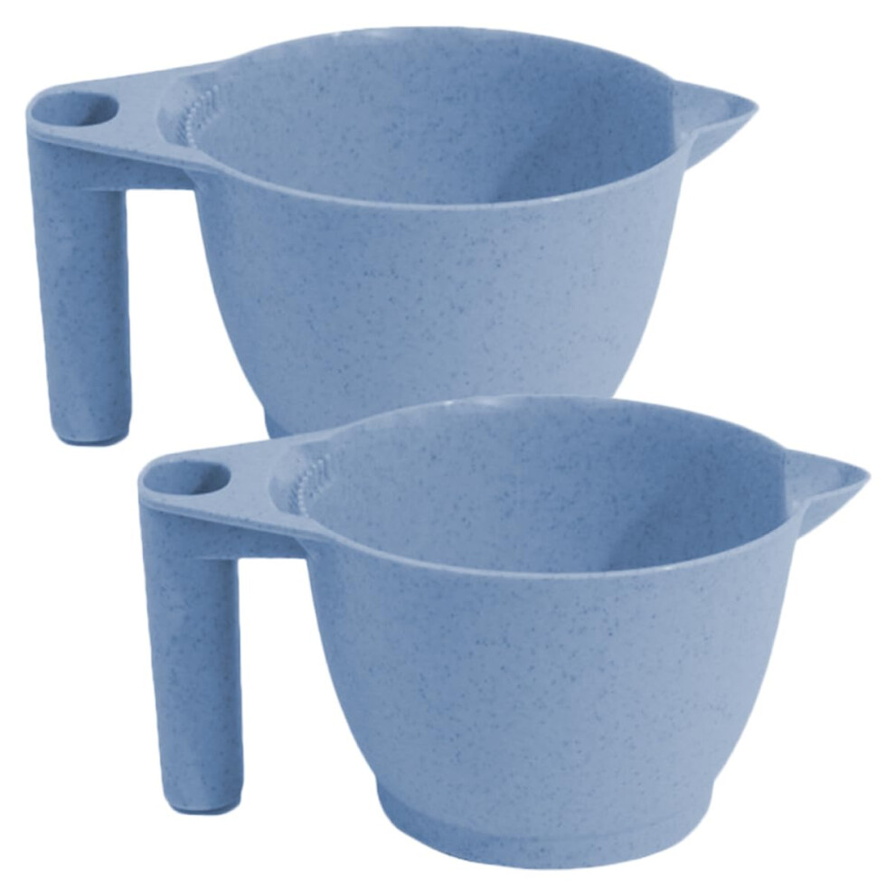 2pcs Professional Hair Dye Mixing Bowl Set with NonSlip Base for Salon and Home Use