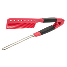 V Shaped Hair Straightening Comb for Blow Drying, Heat Resistant Styling Tool for Smooth Finish