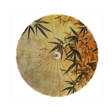 Japanese Oil Paper Umbrella 33in Rainproof UV Parasol for Photo Props and Art Display (84cm E)