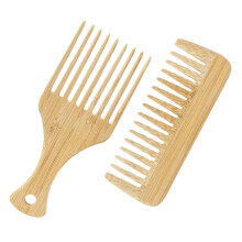 Wooden Beard Comb Set 2pcs Wide Tooth Design for Men Hair and Beard Grooming Durable Detangling