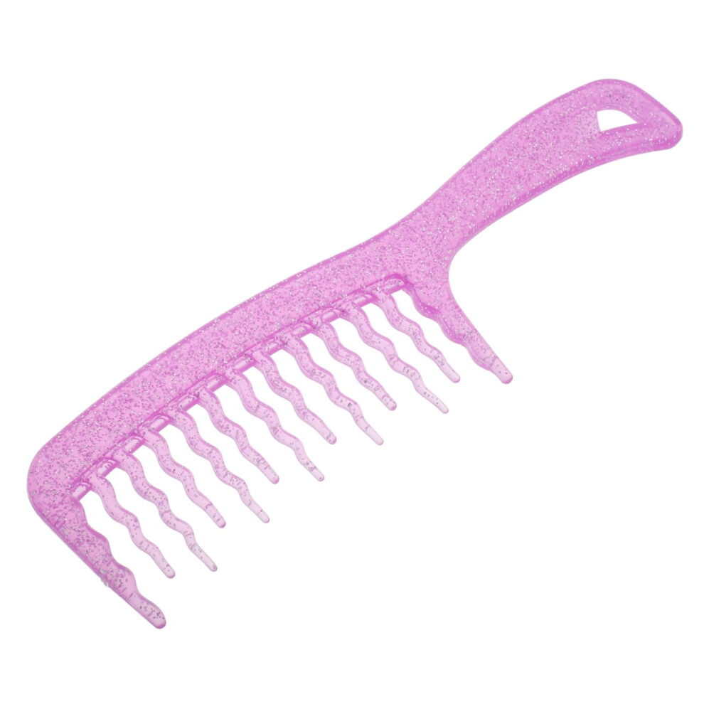 Unisex Wide Tooth Comb For Curly Hair, Gentle Detangling For Wet And Dry Hair, Salon Styling