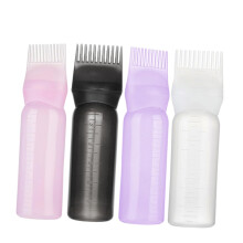 4pcs Hair Dye Applicator Bottles with Root Comb Tip for Precise Root Coverage and Even Application