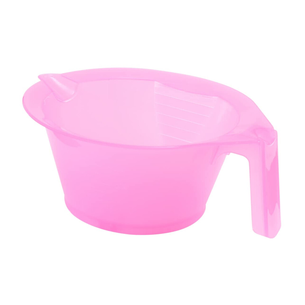 Pink 3Pcs Hair Dye Mixing Bowl Set, Reusable Hair Color Bowls For Salon And Diy Coloring