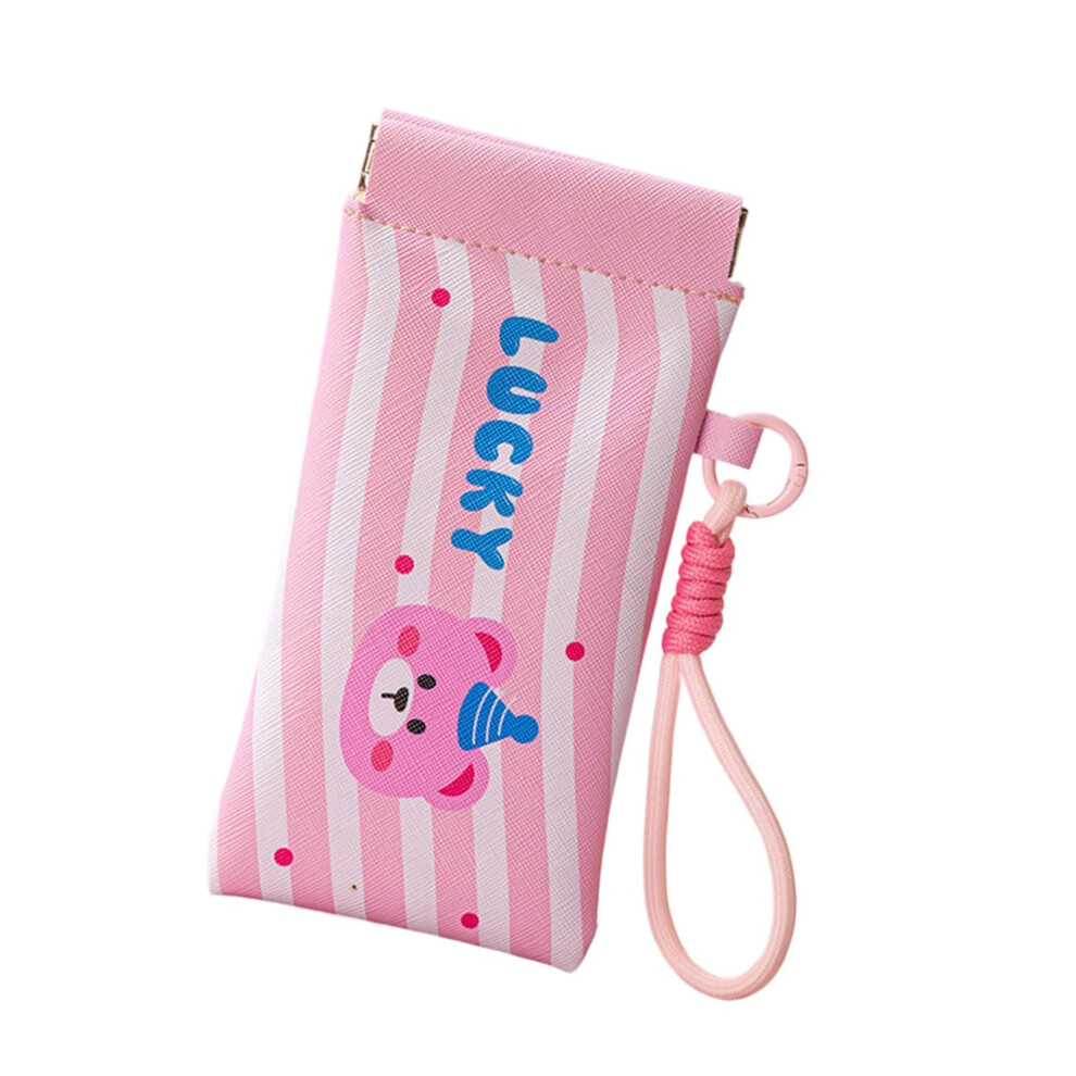 Sunglasses Case with Clip, AntiLoss Eyeglass Pouch Organizer for Travel and Small Items