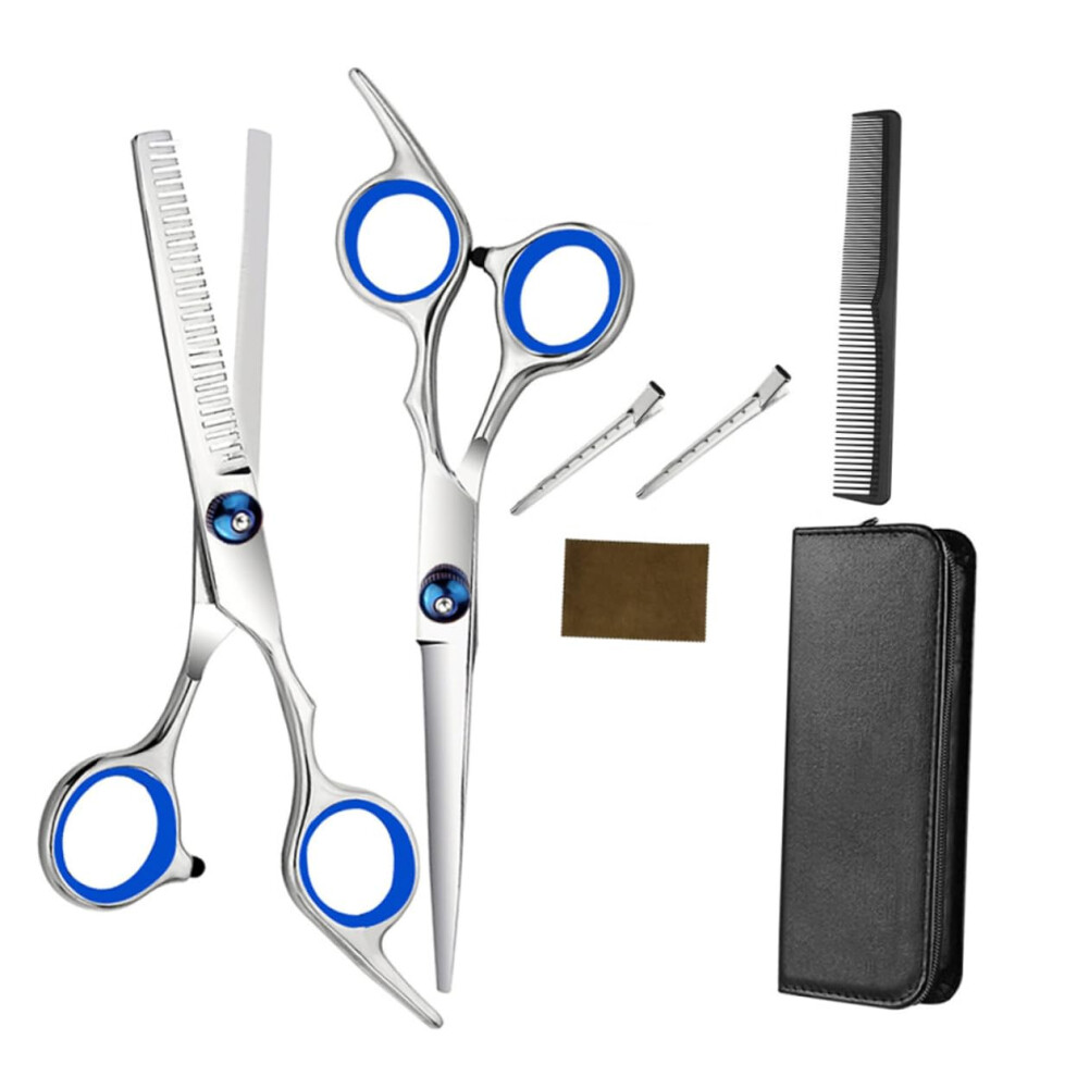 Professional Hair Cutting Scissors Kit with Thinning Shears for Salon and Home Haircuts