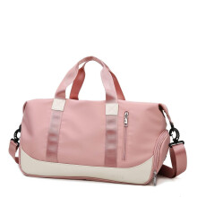 Carry On Travel Duffel Bag Weekender Bag with Shoe Compartment, Wet Pocket and Luggage Sleeve, B