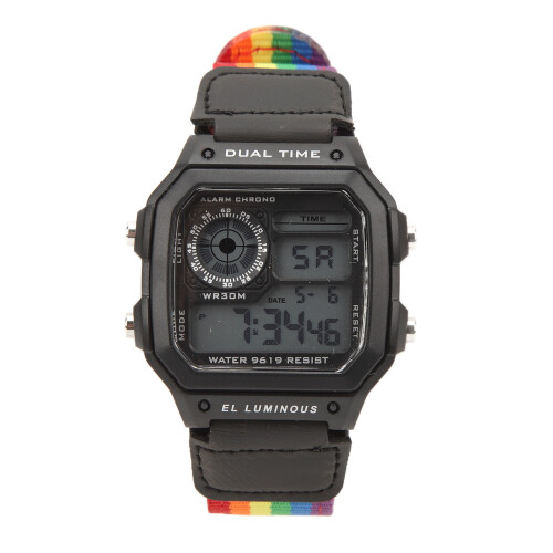 Retro Square Electronic Watch Luminous Waterproof