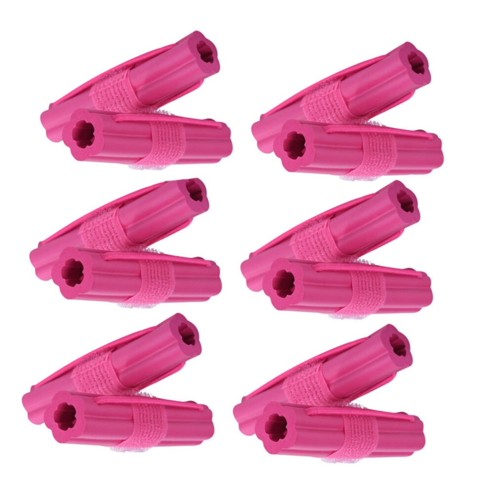12PCS Sponge Hair Rollers for Women Small Self Grip Curlers No Heat Overnight Soft SleepIn