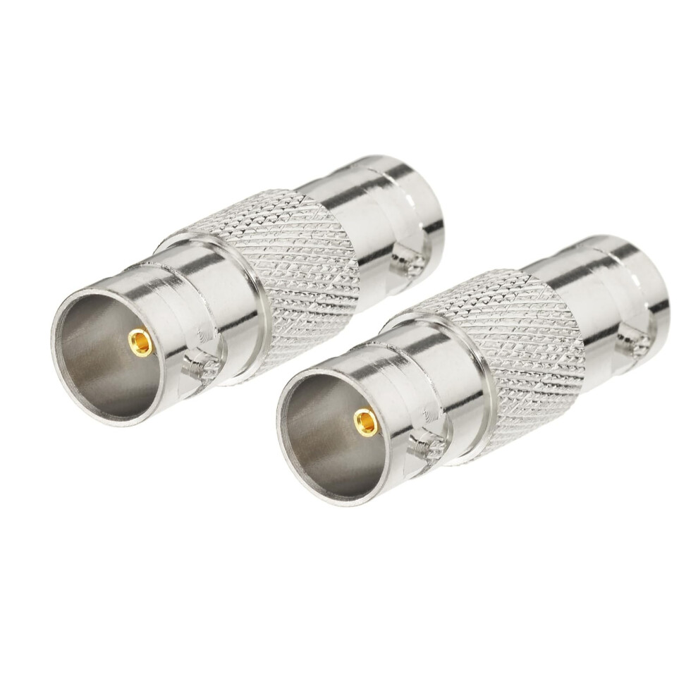 Bnc Female To Female Adapter 75 Ohm, Bnc Barrel Connector For Hd/3G/4K/8K Sdi, 2 Pack 9073542660255
