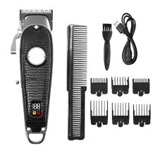 Professional Hair Clippers for Men with Precision Stainless Blades, Cordless Rechargeable Design