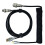 Gaming Keyboard Cable – Retractable Coiled PE Connector, Black 1