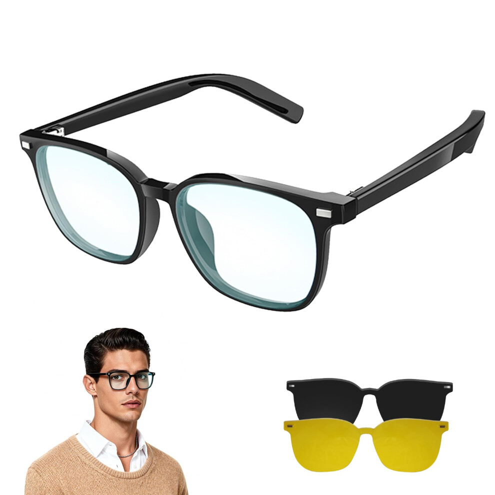 Bluetooth Smart Glasses With Speakers, Audio Sunglasses With Uv400 Polarized Magnetic Lenses, G05 9771547522690
