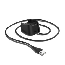 Charger for Fitbit Versa Lite and Versa, 3.3ft USB Charging Cable, AntiSkid Base, Black
