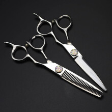 Professional 6 Inch Hair Cutting Scissors Japanese Steel with Precision Blades and Ergonomic Handle