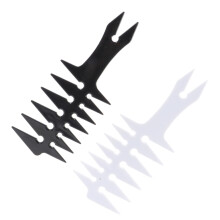 Hair Styling Comb Set for Men, Wide and Fine Tooth, Professional Barber Styling Tool, Travel Size