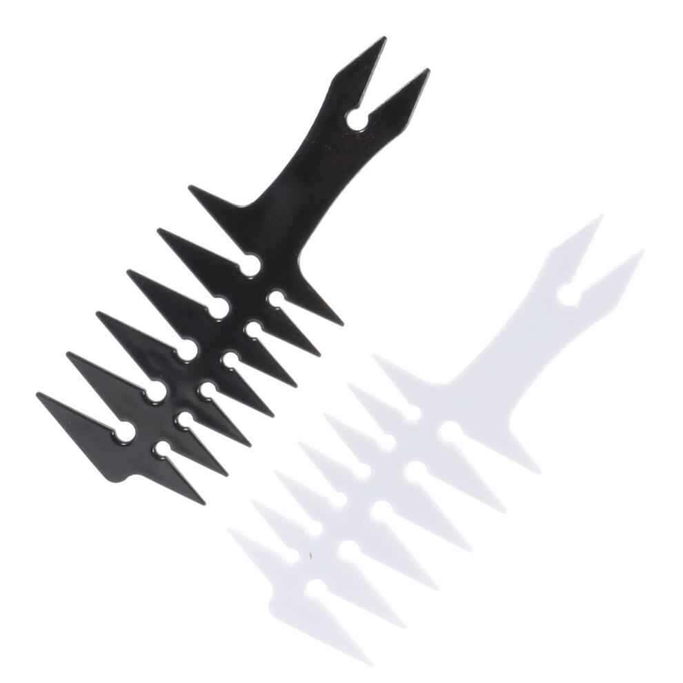 Hair Styling Comb Set for Men, Wide and Fine Tooth, Professional Barber Styling Tool, Travel Size