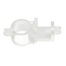 Morsetto trasparente in ABS per tubo di acquario, clip di fissaggio per tubo d'acqua a sgancio, M
