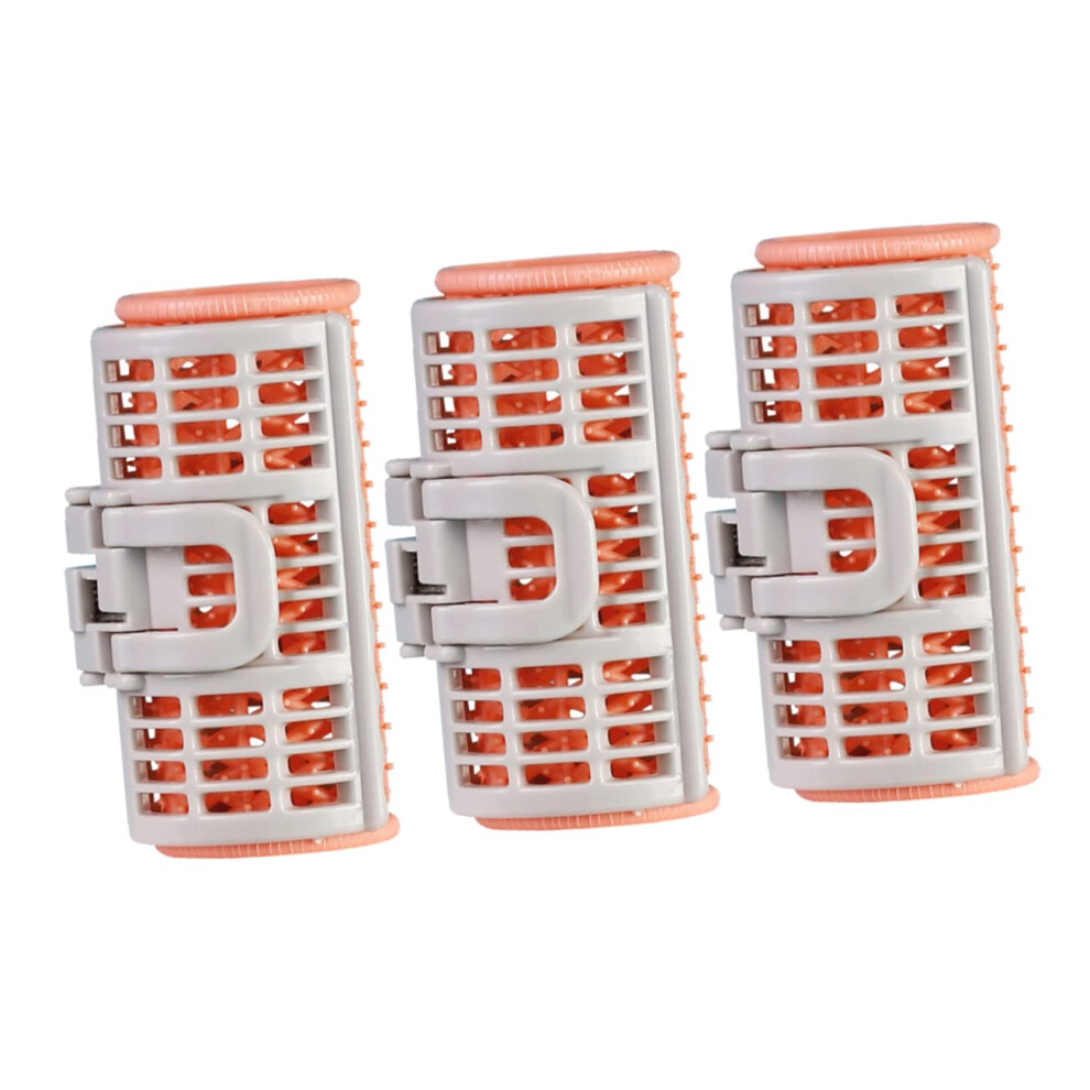 Jumbo Plastic Self Grip Hair Rollers for Natural Volume, Heat Curling, Thick Hair Styling
