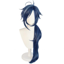 Cosplay Wig with Wig Cap, HeatResistant Fiber, Adjustable Secure Fit for Kaeya from Genshin Impact