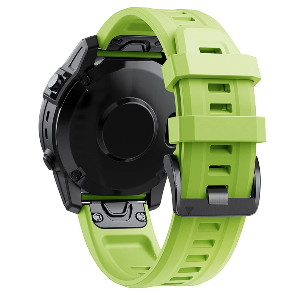 22Mm Quick Release Silicone Strap For Garmin Fenix7 Epix Instinct2 Sweat Resistant Green 9771547523239