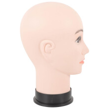 Mannequin Head Stand for Wigs Display, Realistic Male Model for Styling, Wig Making and Drying