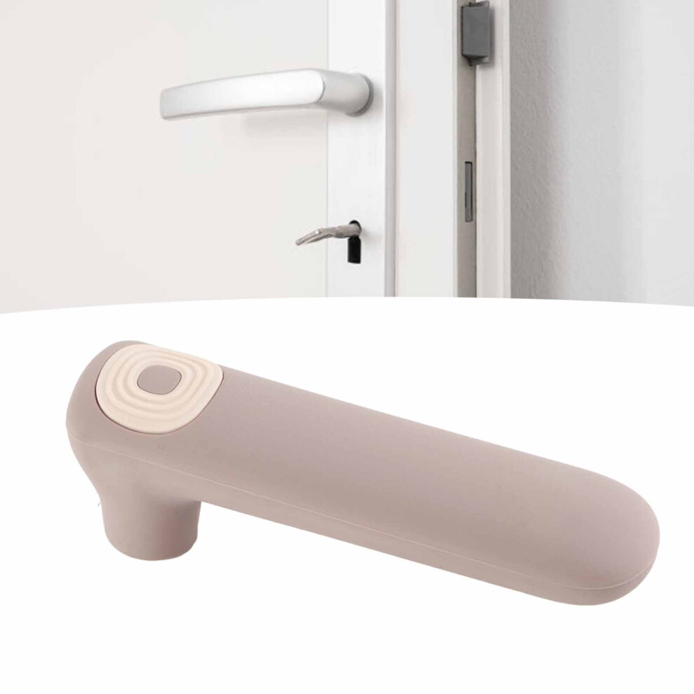 Silicone Door Handle Cover Protector Gray Purple Flexible Collision-Resist 4921389891187