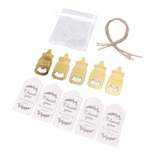 Apribottiglie carino a forma di biberon in lega di zinco, perfetto come regalo per baby shower
