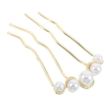 Hair Bun Maker Vintage U Shape Hair Pin for Women with Secure Four Prong Hold for Updos