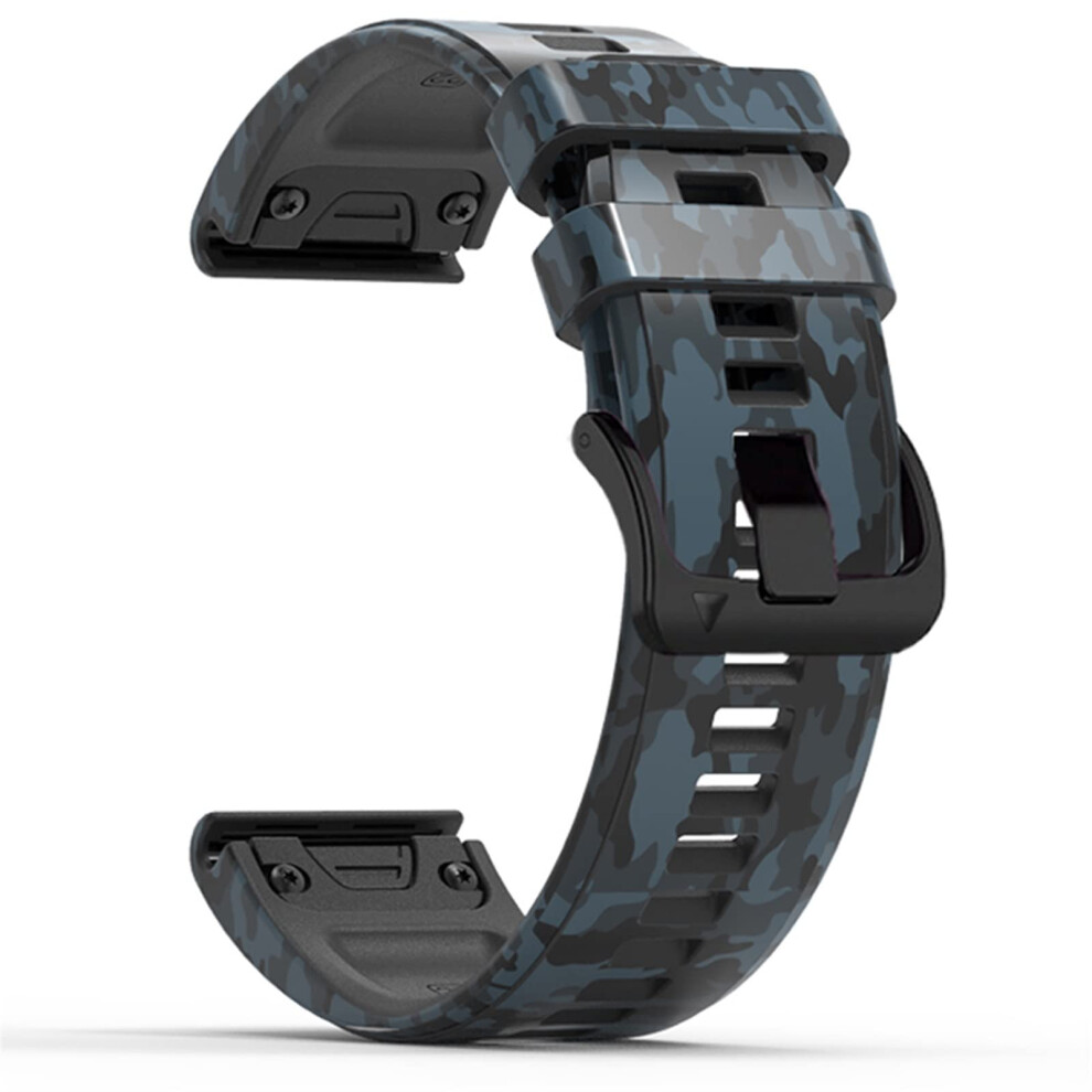 22Mm Silicone Strap Color R With Secure Quickfit Design Watch Band For Garmin Fenix 7 And Epix 9073542661726