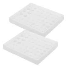2pcs Silicone Nail Molds Heart and Star 3D Layered Effect Easy Demolding for DIY Nail Art